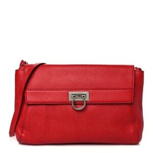 Salvatore Ferragamo Calfskin Gancini Crossbody